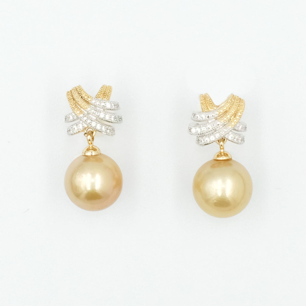 Sirène d'or South Sea Pearl Earrings - Aniya Jewellery