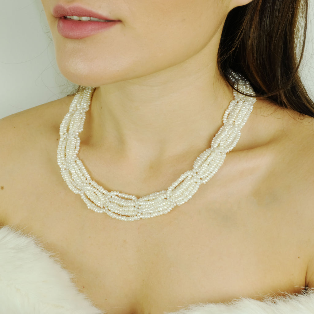Pandora's Seed Pearl Necklace - Aniya Jewellery