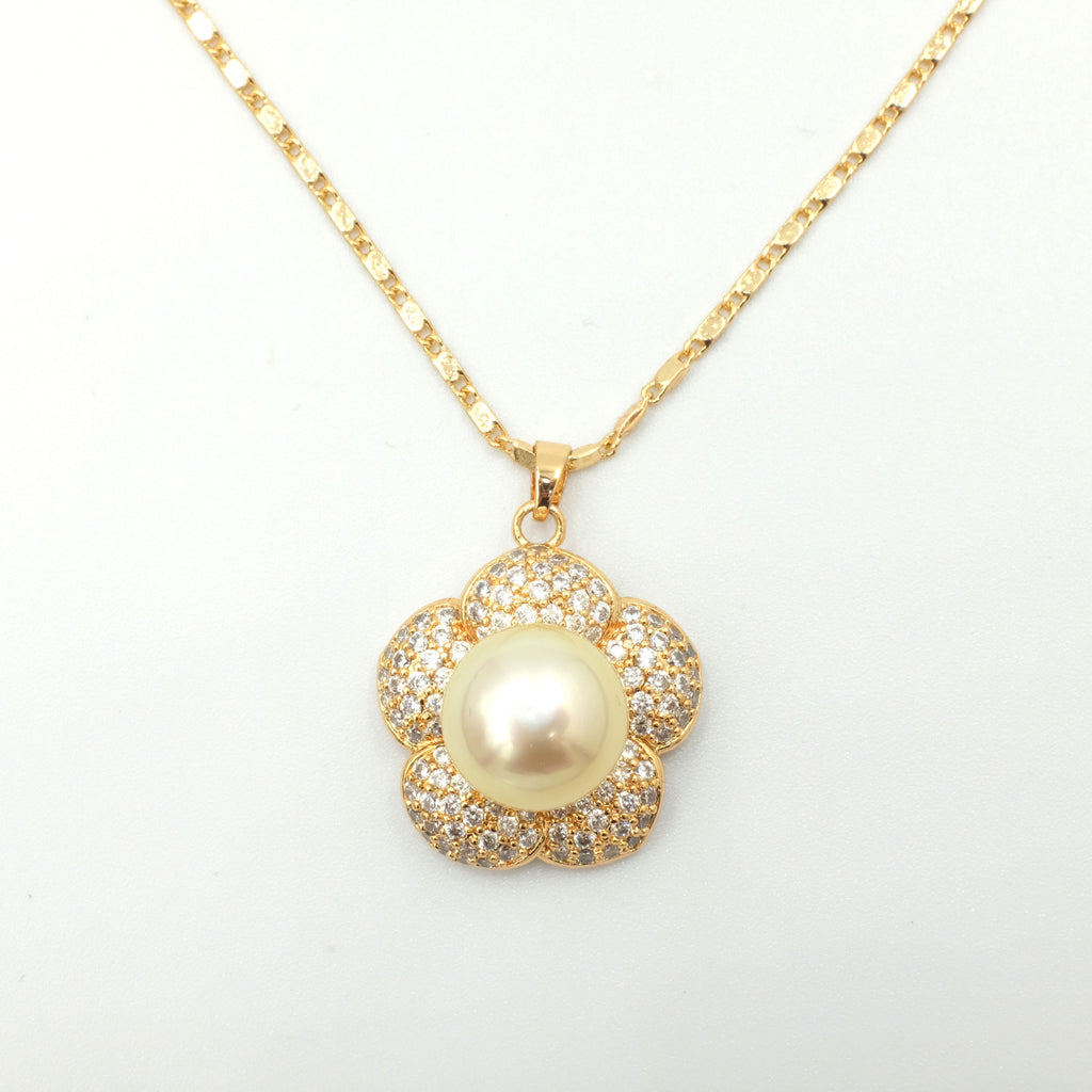 Chloris' Golden South Sea Pearl Necklace - Aniya Jewellery