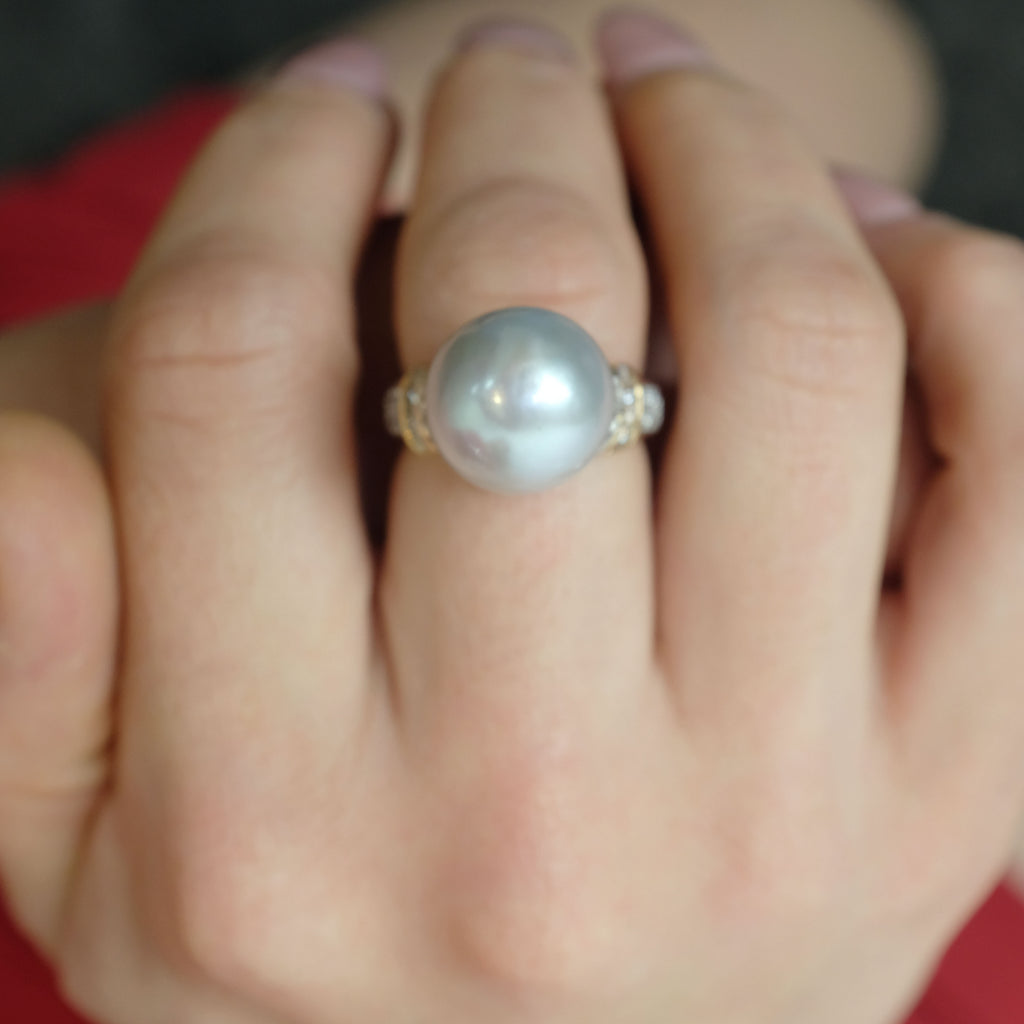 Georgine Pearl Ring - Aniya Jewellery