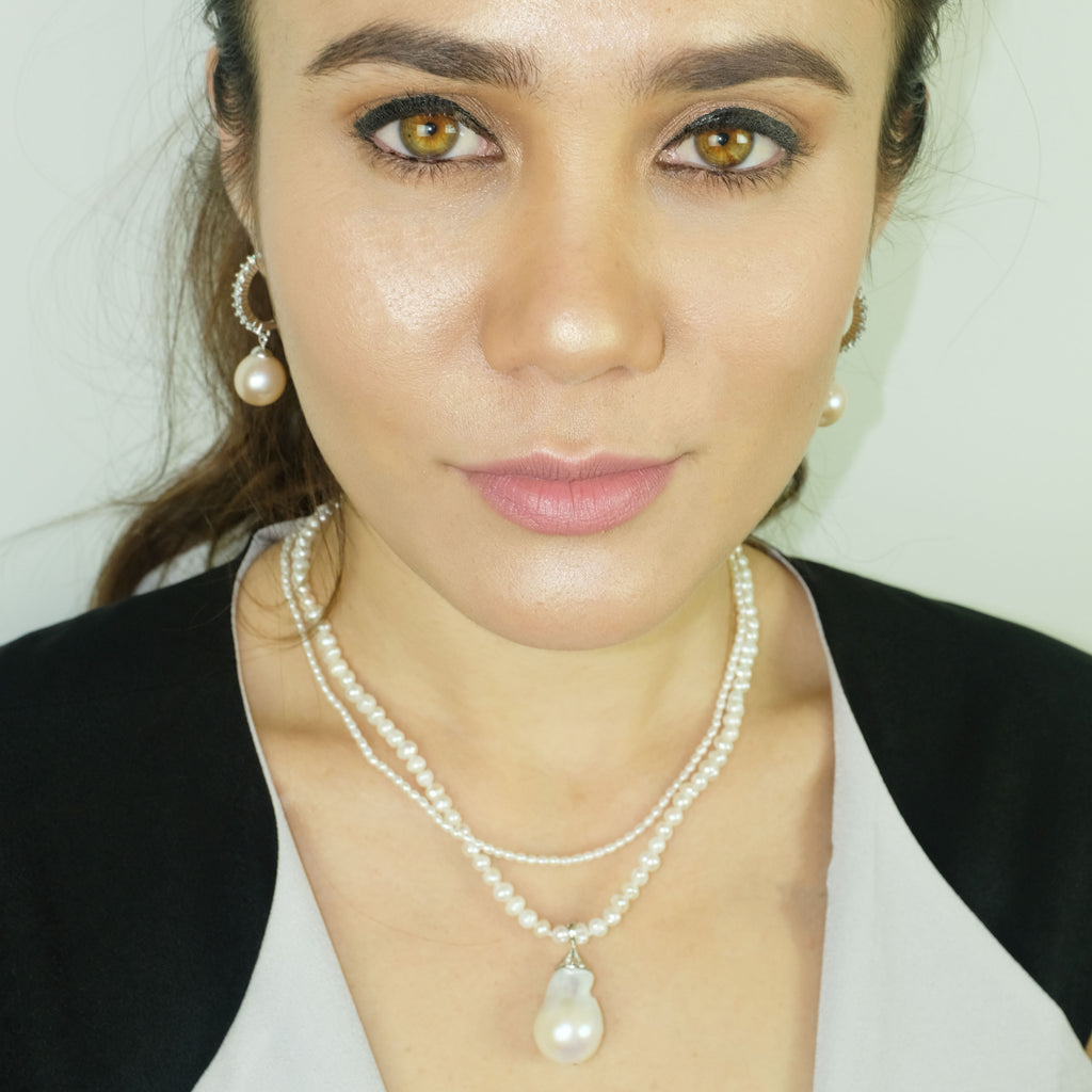 Layla Baroque Pearl Necklace - Aniya Jewellery
