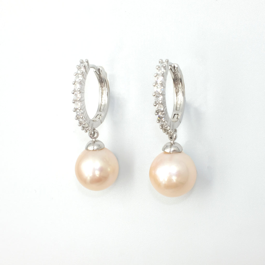 Emile Loop with Pearl Earrings - Aniya Jewellery