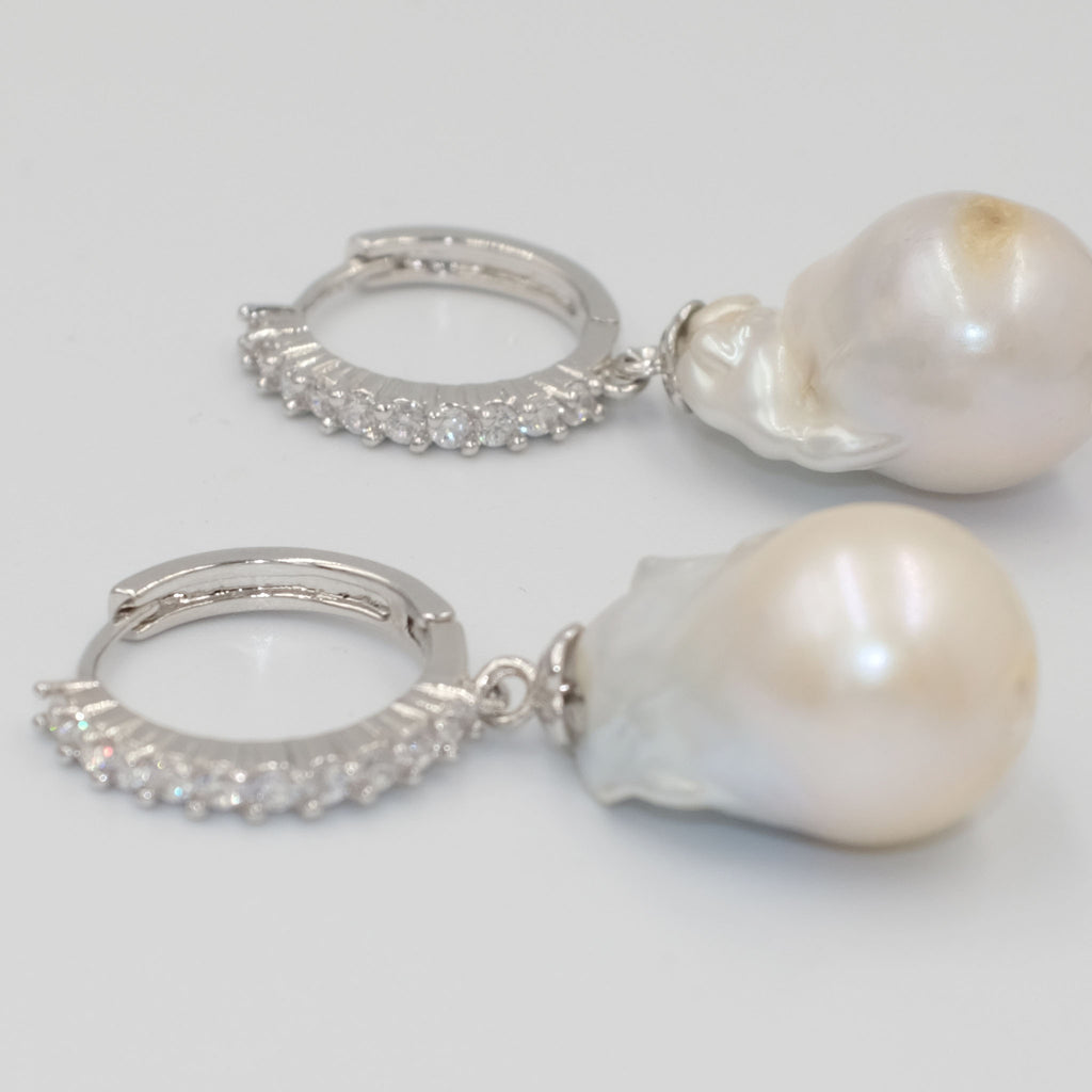 Emile Baroque Pearl Earrings - Aniya Jewellery
