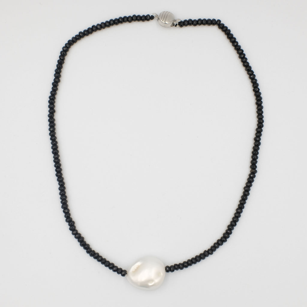 Taaliyah Agate and Baroque Pearl Choker - Aniya Jewellery