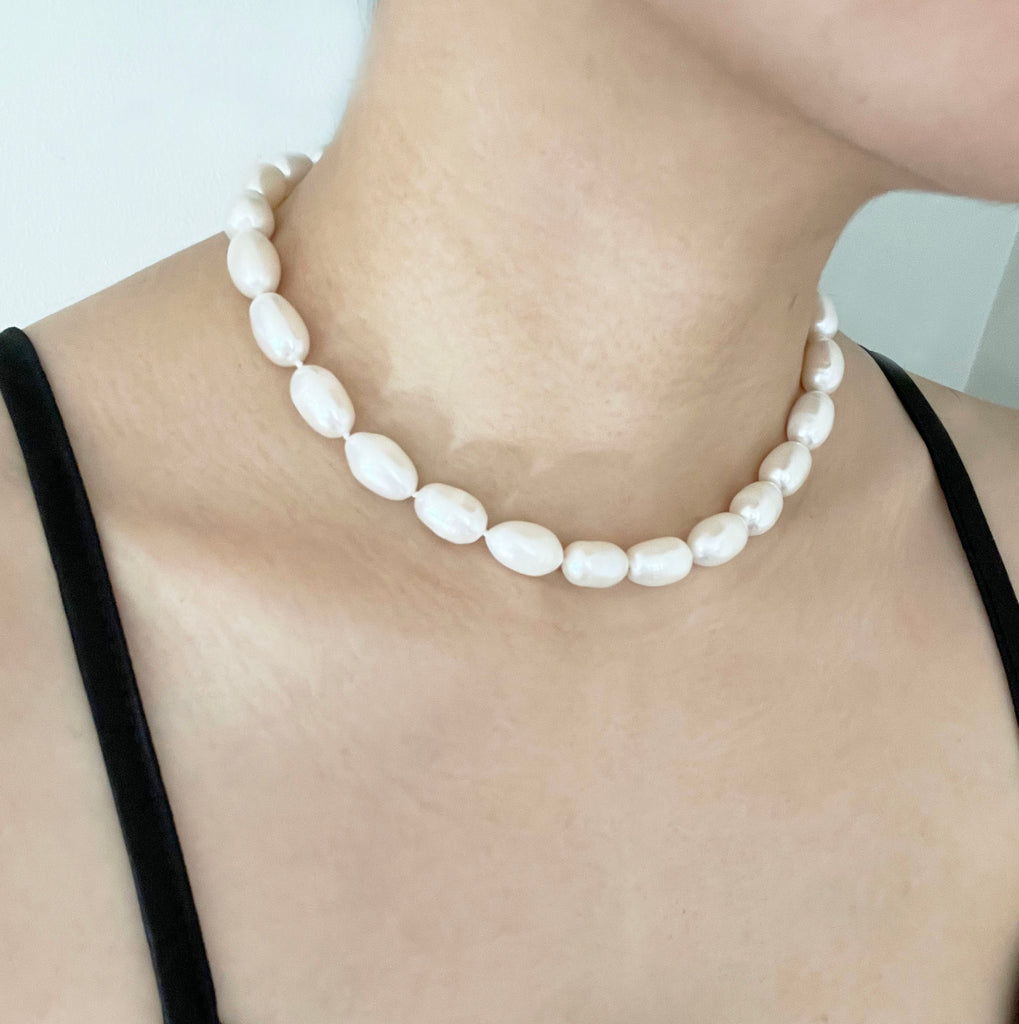 Lana Teardrop Style Freshwater Pearl Necklace